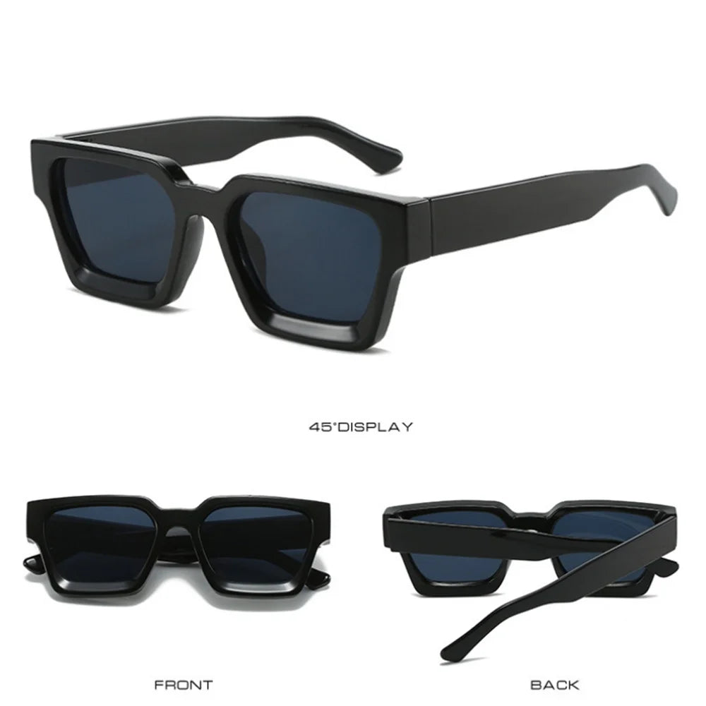 KLASSNUM 2025 Designer Sonnenbrille – Quadratischer Rahmen, Retro Trend, UV400 Schutz, Unisex | Zeyra | Versand aus D
