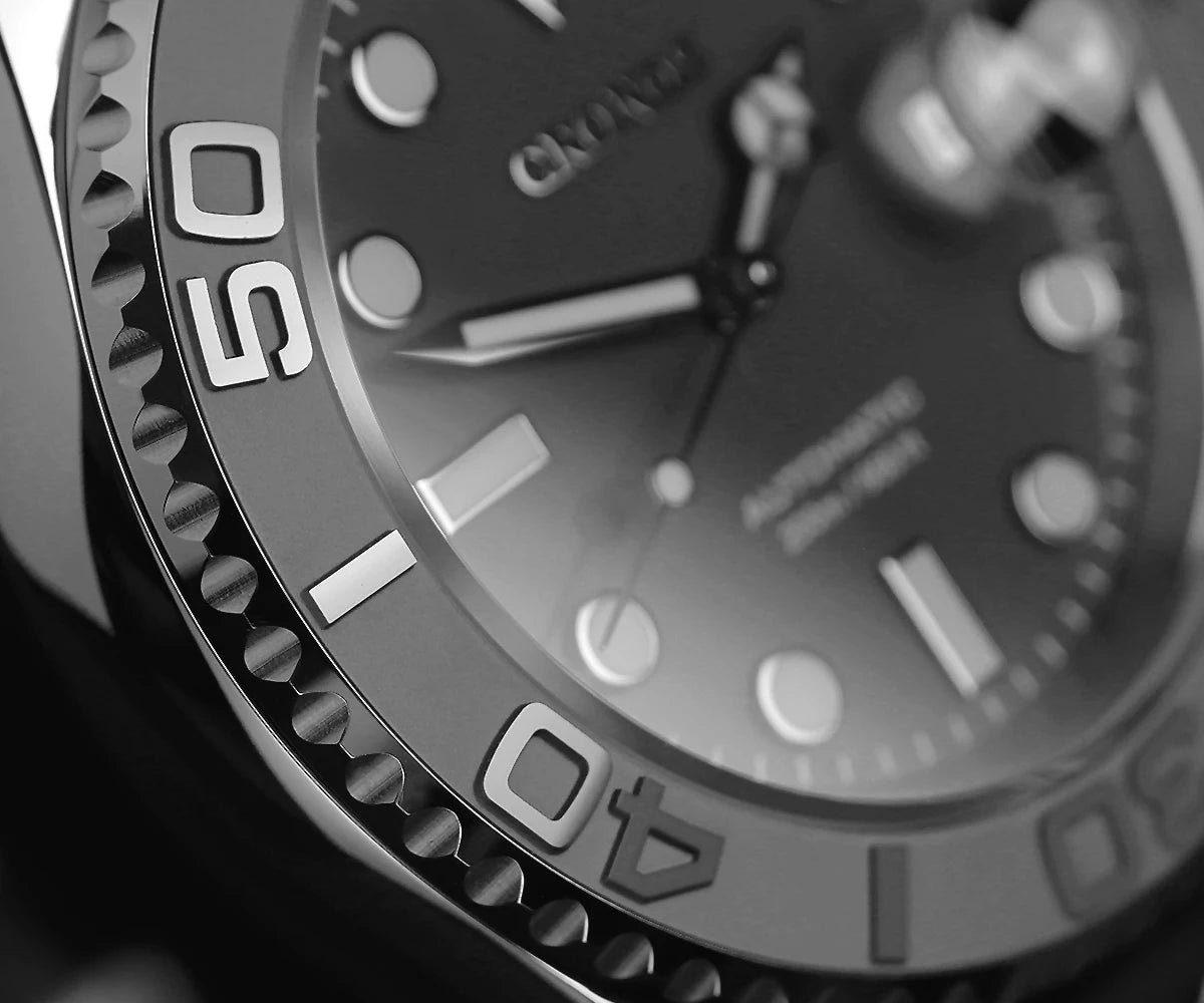 Cronos Sub Diver Automatik Herrenuhr – PT5000, Edelstahl, Keramiklünette, 200M wasserdicht | Zeyra | Versand aus D