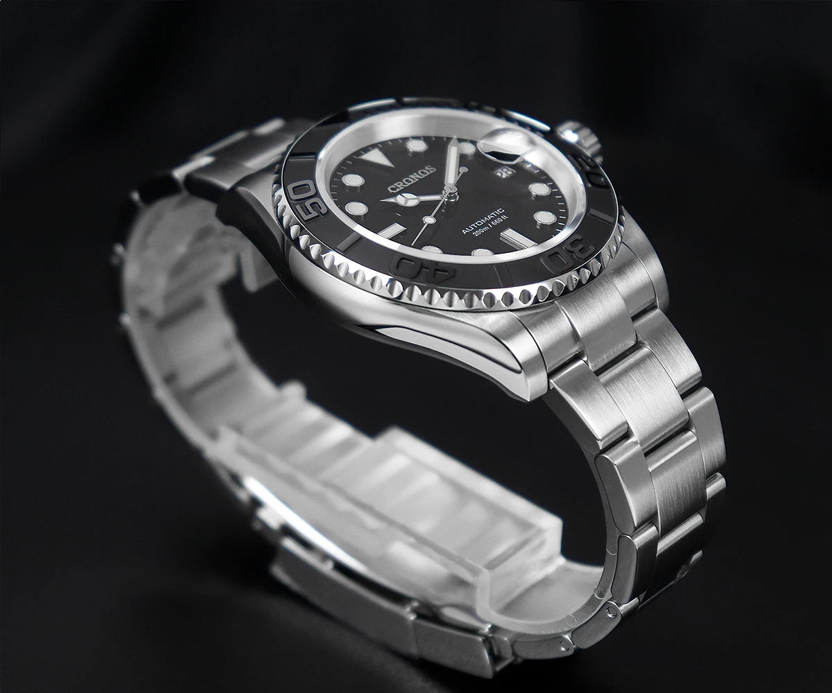 Cronos Sub Diver Automatik Herrenuhr – PT5000, Edelstahl, Keramiklünette, 200M wasserdicht | Zeyra | Versand aus D