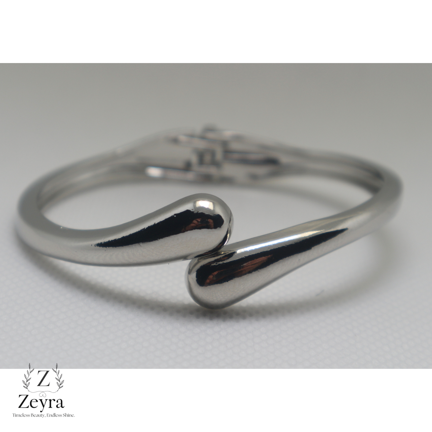 Zeyra Argent – Elegante Spange in Silberoptik mit Tropfendesign | Zeyra | Versand aus DE