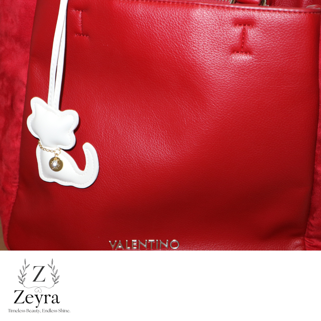 Luna Cat – Taschenanhänger in Katzenform mit Glitzer-Detail | Zeyra | Versand aus DE