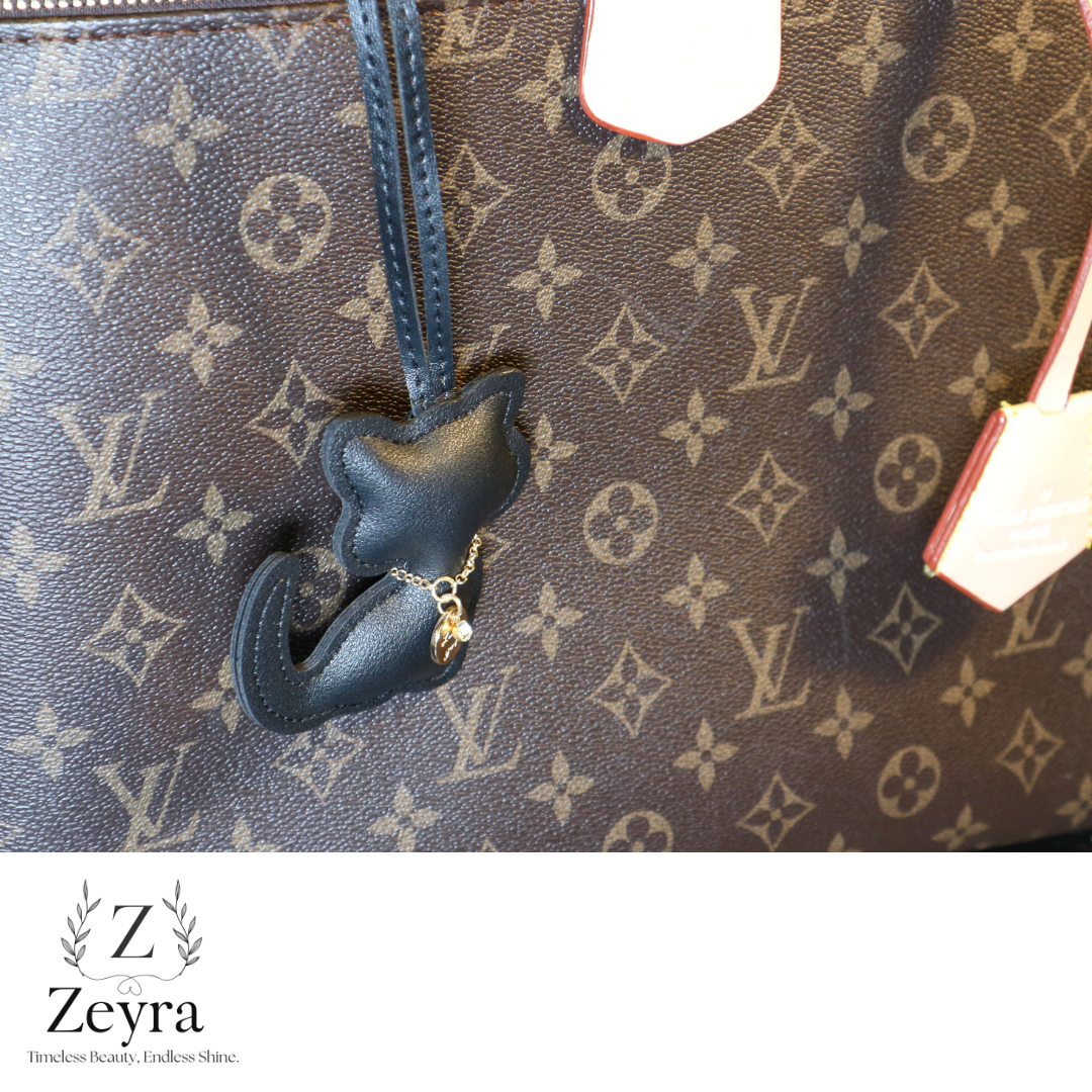 Luna Cat – Taschenanhänger in Katzenform mit Glitzer-Detail | Zeyra | Versand aus DE