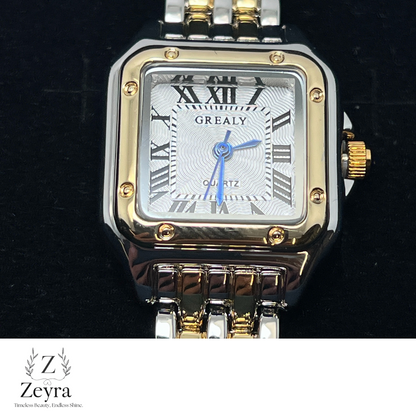 Zeyra Aurelia – Damenarmbanduhr mit Quarzwerk & römischen Ziffern | Elegant & stilvoll | Versand aus DE