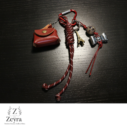 Zeyra Voyage – Taschenanhänger mit Mini-Tasche & Paris-Charms | Zeyra | Versand aus DE