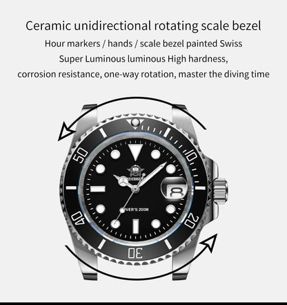 ADDIESDIVE Herren Edelstahl Uhr – Business & Sport Chronograph | Waterproof Quartz Watch | Zeyra® | Luxus für Alltag & Freizeit