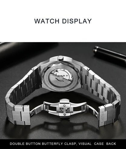Cadisen Automatik Taucheruhr – Retro Luxury Diver, MIYOTA 8215, 100M wasserdicht, Saphirglas | Zeyra | Versand aus D