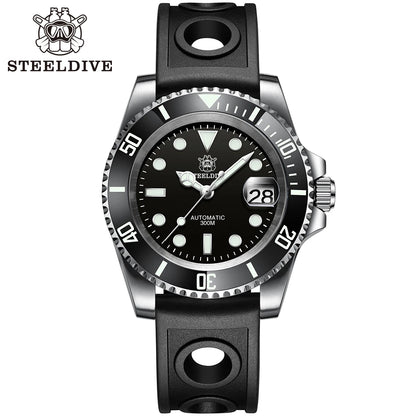 Steeldive SD1953 – Automatische Taucheruhr 41mm mit Keramik-Lünette & 30ATM Wasserdichte | Zeyra | Versand aus D