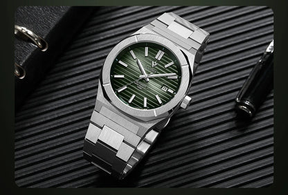 Cadisen Automatik Taucheruhr – Retro Luxury Diver, MIYOTA 8215, 100M wasserdicht, Saphirglas | Zeyra | Versand aus D