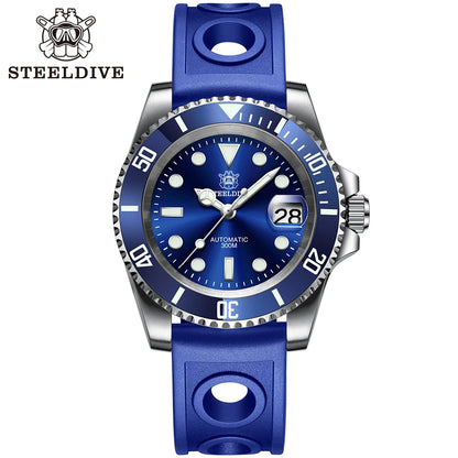 Steeldive SD1953 – Automatische Taucheruhr 41mm mit Keramik-Lünette & 30ATM Wasserdichte | Zeyra | Versand aus D