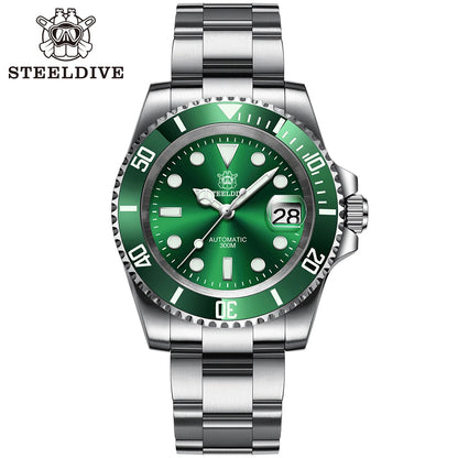 Steeldive SD1953 – Automatische Taucheruhr 41mm mit Keramik-Lünette & 30ATM Wasserdichte | Zeyra | Versand aus D