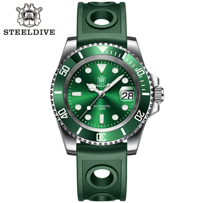 Steeldive SD1953 – Automatische Taucheruhr 41mm mit Keramik-Lünette & 30ATM Wasserdichte | Zeyra | Versand aus D