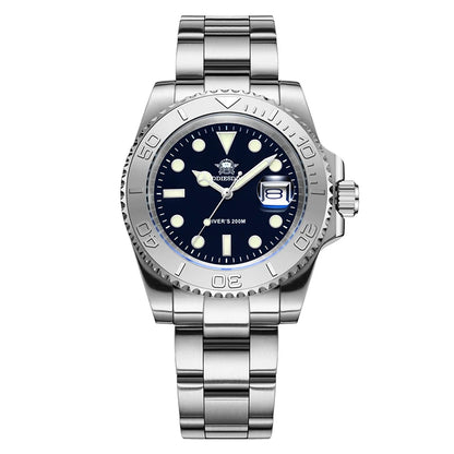 ADDIESDIVE BGW9 Herren Taucheruhr – Edelstahl 20 Bar Wasserdicht | Luminous Quarz-Chronograph | Luxus Sport- & Business-Uhr | Zeyra®
