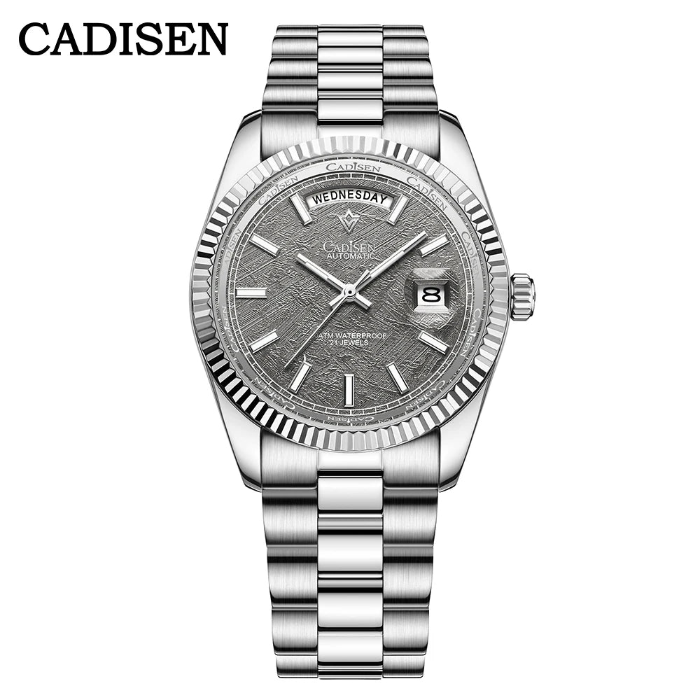 Cadisen DD40 Automatik Herrenuhr – Luxusdesign, MIYOTA 8285, AR-Saphirglas, 100M wasserdicht | Zeyra | Versand aus D