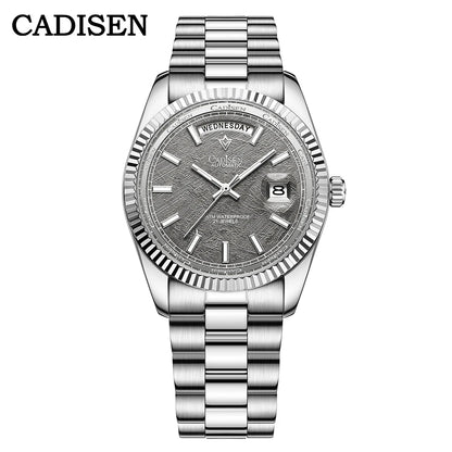 Cadisen DD40 Automatik Herrenuhr – Luxusdesign, MIYOTA 8285, AR-Saphirglas, 100M wasserdicht | Zeyra | Versand aus D