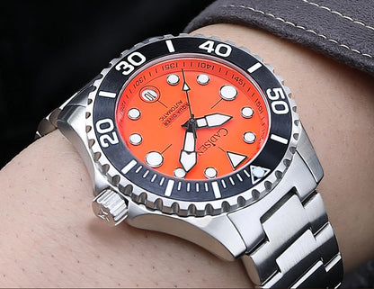 Cadisen Aqua Diver 2024 – Luxus-Automatik Herrenuhr, NH35A, 100M wasserdicht, Luminous | Zeyra | Versand aus D