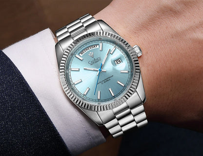 Cadisen DD40 Automatik Herrenuhr – Luxusdesign, MIYOTA 8285, AR-Saphirglas, 100M wasserdicht | Zeyra | Versand aus D