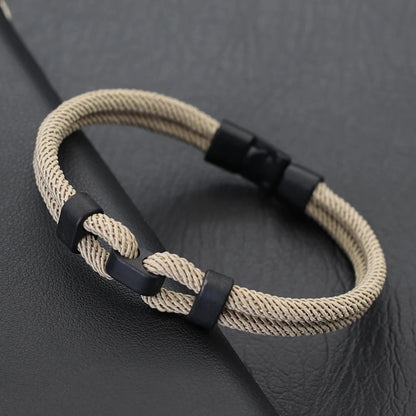 Herren Rope Armband – Geflochtenes 4mm Milan Seilarmband, 6 Farben, Casual & Maskulin | Zeyra | Versand aus D