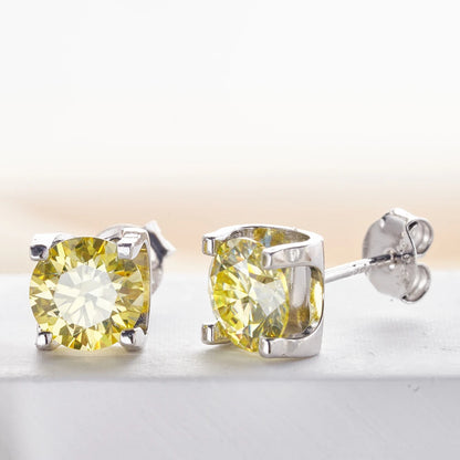 Moissanite Schmuckset Damen – 3ct D Color, 925 Sterling Silber (Ohrringe & Halskette) | Hochzeit & Verlobung | Zeyra | Versand aus D