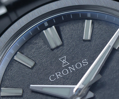 Cronos Men Watch 39mm Automatic Wristwatches White Dial Solid Links Sapphire 10 ATM L6037M