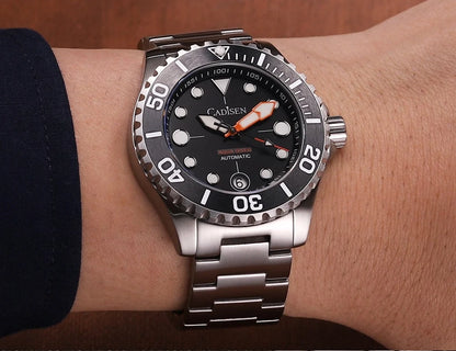 Cadisen Aqua Diver 2024 – Luxus-Automatik Herrenuhr, NH35A, 100M wasserdicht, Luminous | Zeyra | Versand aus D