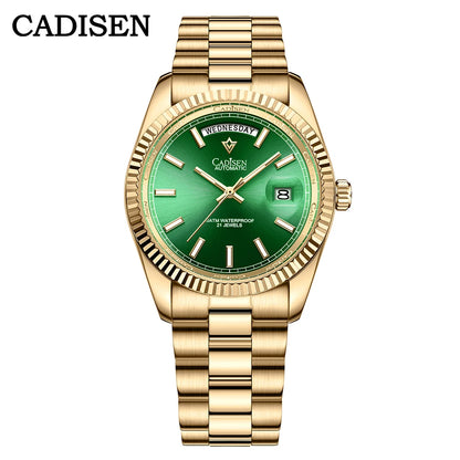Cadisen DD40 Automatik Herrenuhr – Luxusdesign, MIYOTA 8285, AR-Saphirglas, 100M wasserdicht | Zeyra | Versand aus D