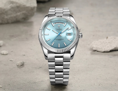 Cadisen DD40 Automatik Herrenuhr – Luxusdesign, MIYOTA 8285, AR-Saphirglas, 100M wasserdicht | Zeyra | Versand aus D