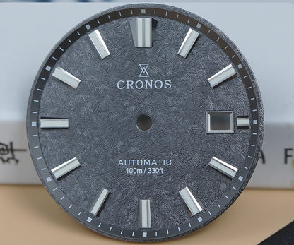 Cronos Men Watch 39mm Automatic Wristwatches White Dial Solid Links Sapphire 10 ATM L6037M