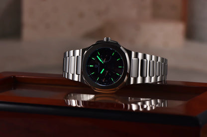 Pagani Design Damenarmbanduhr – Luxus Quarzuhr mit Mondphase & Chronograph | Edelstahl & Saphirglas | Elegante Uhr für Damen | Zeyra® Edition