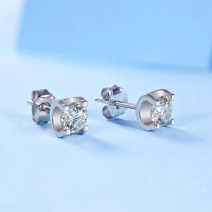 Moissanite Schmuckset Damen – 3ct D Color, 925 Sterling Silber (Ohrringe & Halskette) | Hochzeit & Verlobung | Zeyra | Versand aus D