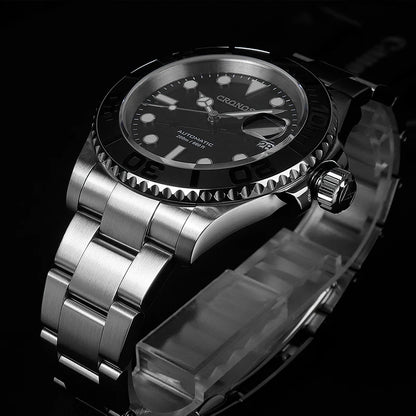 Cronos Sub Diver Automatik Herrenuhr – PT5000, Edelstahl, Keramiklünette, 200M wasserdicht | Zeyra | Versand aus D