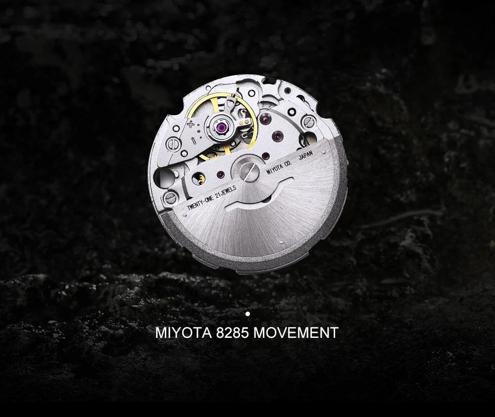 Cadisen DD40 Automatik Herrenuhr – Luxusdesign, MIYOTA 8285, AR-Saphirglas, 100M wasserdicht | Zeyra | Versand aus D