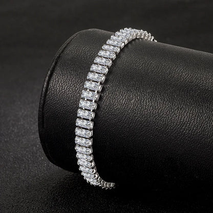 925 Sterling Silber Armband – Elegantes Damenarmband mit Zirkonia, 18cm | Zeyra | Versand aus D