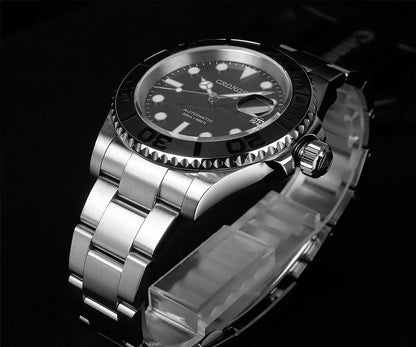 Cronos Sub Diver Automatik Herrenuhr – PT5000, Edelstahl, Keramiklünette, 200M wasserdicht | Zeyra | Versand aus D