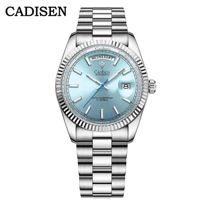 Cadisen DD40 Automatik Herrenuhr – Luxusdesign, MIYOTA 8285, AR-Saphirglas, 100M wasserdicht | Zeyra | Versand aus D