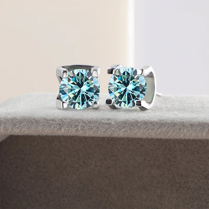 Moissanite Schmuckset Damen – 3ct D Color, 925 Sterling Silber (Ohrringe & Halskette) | Hochzeit & Verlobung | Zeyra | Versand aus D