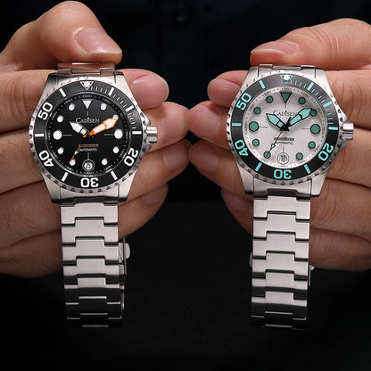Cadisen Aqua Diver 2024 – Luxus-Automatik Herrenuhr, NH35A, 100M wasserdicht, Luminous | Zeyra | Versand aus D