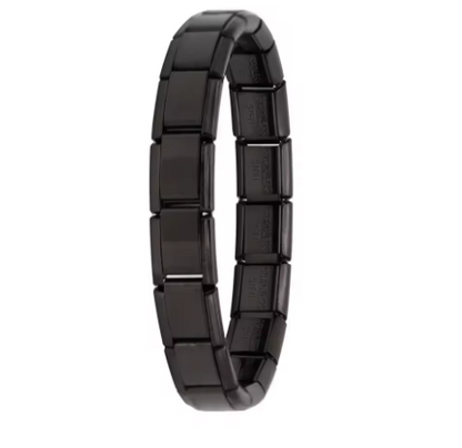 Italienisches Elastik-Armband – 9 mm Edelstahl Charm Bracelet für Damen | Modischer Stretch-Bangle | Zeyra® | Versand aus DE