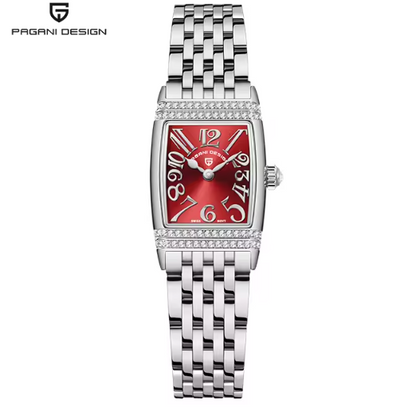 Pagani Design Damenarmbanduhr – Luxus Quarzuhr mit Saphirglas | Edelstahl & Wasserdicht bis 50 m | Elegantes Accessoire für stilvolle Frauen | Zeyra® Edition
