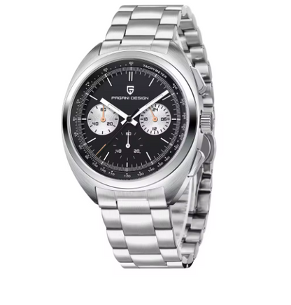 PAGANI DESIGN Herren-Chronograph – Luxus Sportuhr mit VK63 Quarzwerk & Saphirglas | Wasserdicht & Echtlederarmband | Zeyra® | Versand aus DE