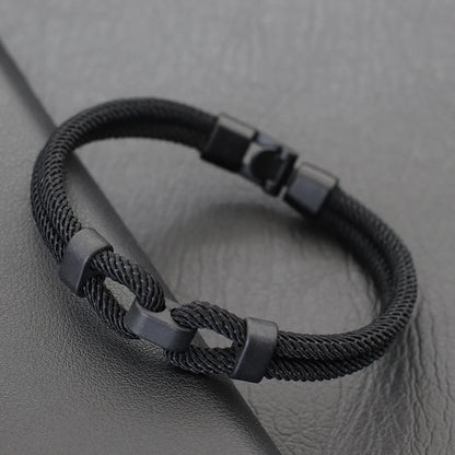 Herren Rope Armband – Geflochtenes 4mm Milan Seilarmband, 6 Farben, Casual & Maskulin | Zeyra | Versand aus D