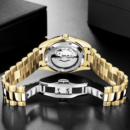 Cadisen DD40 Automatik Herrenuhr – Luxusdesign, MIYOTA 8285, AR-Saphirglas, 100M wasserdicht | Zeyra | Versand aus D