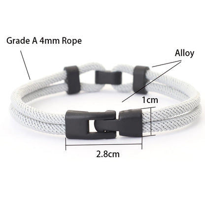 Herren Rope Armband – Geflochtenes 4mm Milan Seilarmband, 6 Farben, Casual & Maskulin | Zeyra | Versand aus D