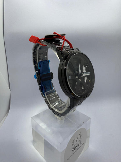 Zeyra TurboWheel – Racing-Armbanduhr im Felgendesign | Edelstahlband | Neon-/Gelb-Varianten | Quarzwerk | Versand aus DE