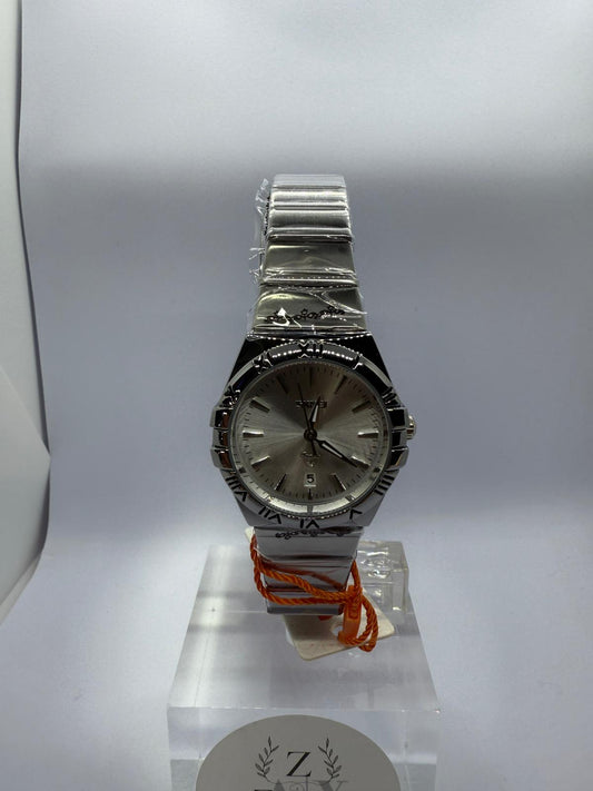 Zeyra AurumLine – Edelstahl-Armbanduhr mit Datum & römischen Ziffern | Silber & Bi-Color Optionen | Quarzwerk | Versand aus DE