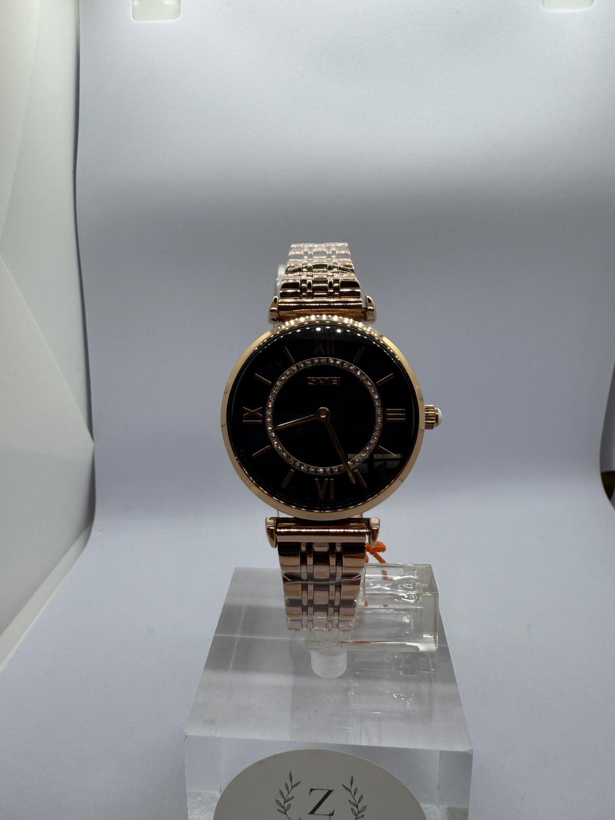 Zeyra Roman Pearl – Damen Quarz Uhr mit Zweiton-Edelstahlarmband | Zeyra | Versand aus DE