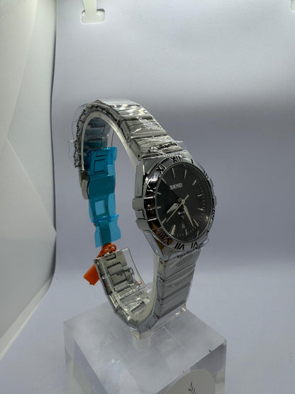 Zeyra AurumLine – Edelstahl-Armbanduhr mit Datum & römischen Ziffern | Silber & Bi-Color Optionen | Quarzwerk | Versand aus DE