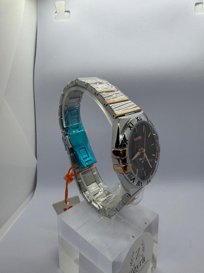 Zeyra AurumLine – Edelstahl-Armbanduhr mit Datum & römischen Ziffern | Silber & Bi-Color Optionen | Quarzwerk | Versand aus DE