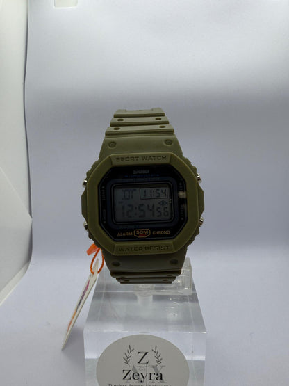 Zeyra ShadowTact – Digitale Tactical-Uhr im Camouflage-Design | 50M Wasserdicht | Alarm & Chrono | Robust & Outdoor-tauglich | Versand aus DE