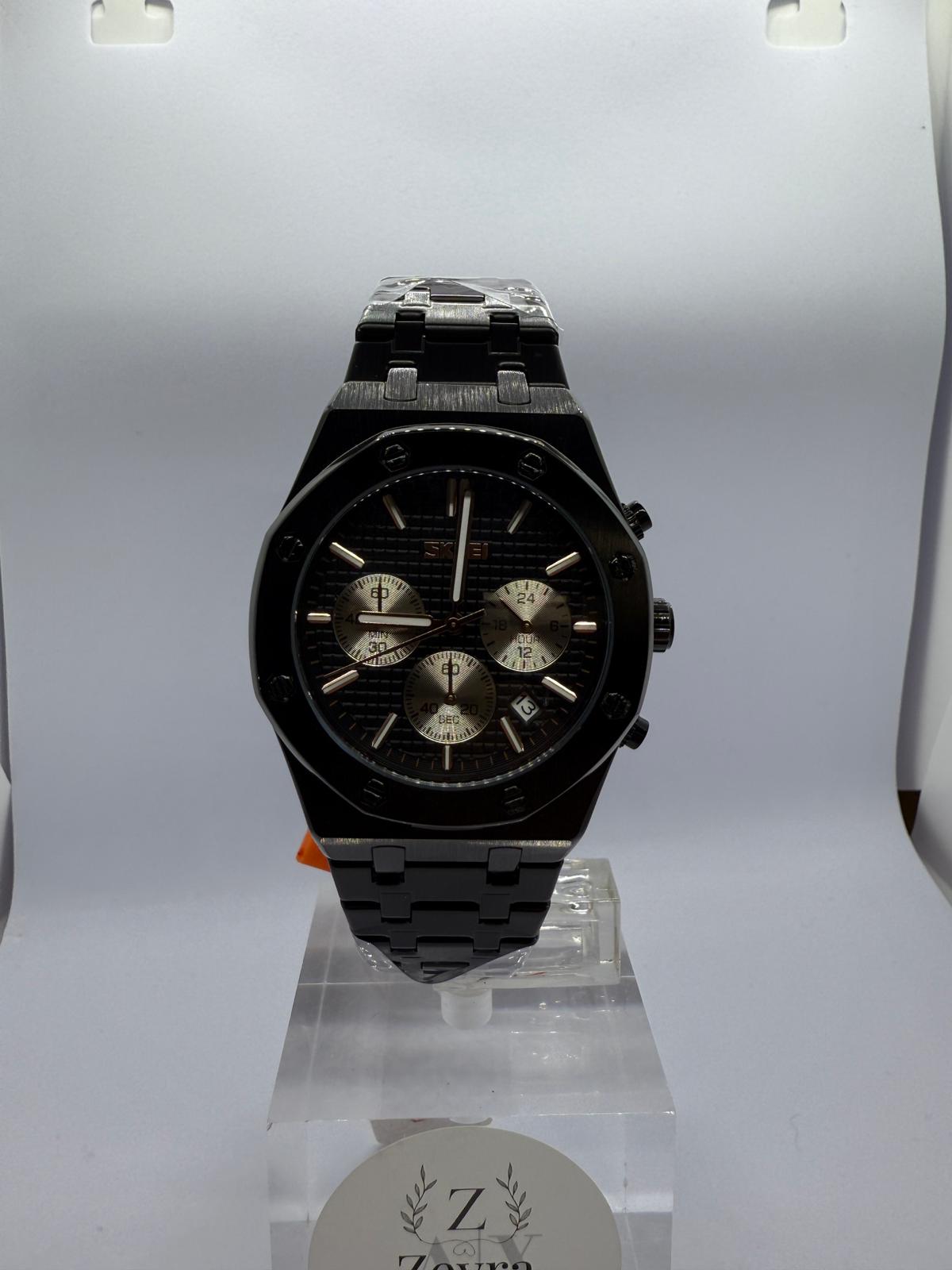 Zeyra RoyalChrono – Luxus-Chrono-Armbanduhr im Royal-Oak-Design | Gold & Silber Varianten | Edelstahlarmband | Quarzwerk | Versand aus DE