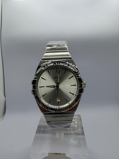 Zeyra NoirImperial – Bi-Color Edelstahl-Armbanduhr mit römischen Ziffern & Datumsanzeige | Dunkles Zifferblatt | Quarzwerk | Versand aus DE